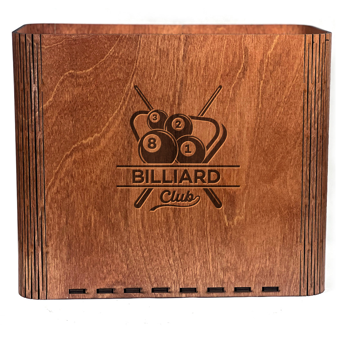 Slim Trash Can - Billiard Club - for Game Rooms, Bars and Pool Parlors