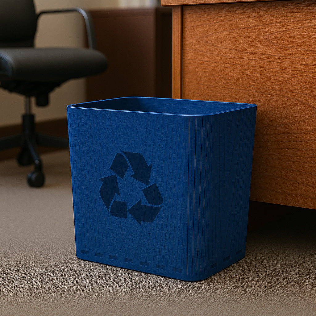Slim Recycling Bin - Paper Waste Basket and Container