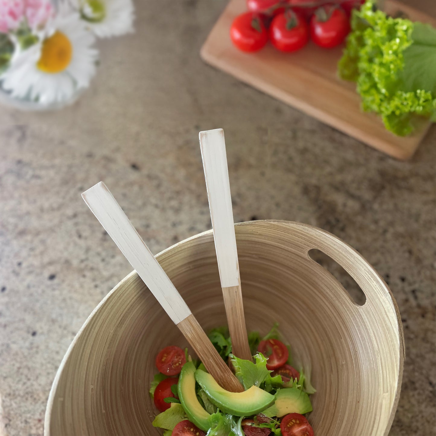 Farmhouse Style Salad Servers