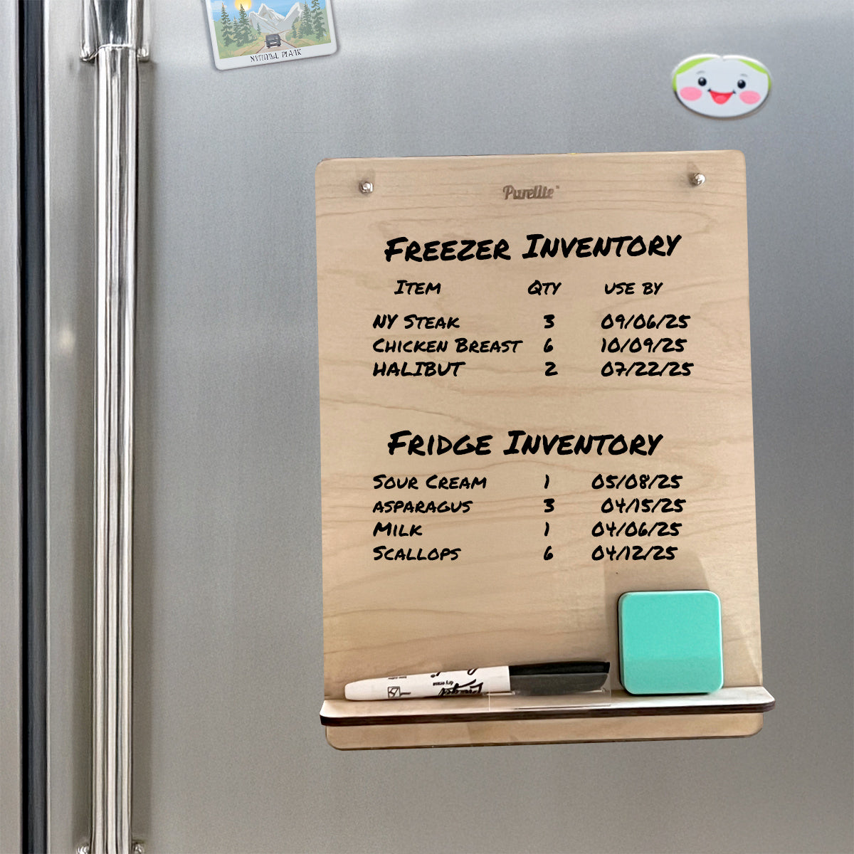 Wood and Acrylic Easel Style Dry Erase Board and Book/Tablet Holder for Home and Office | Portable Whiteboard for Students and Teachers
