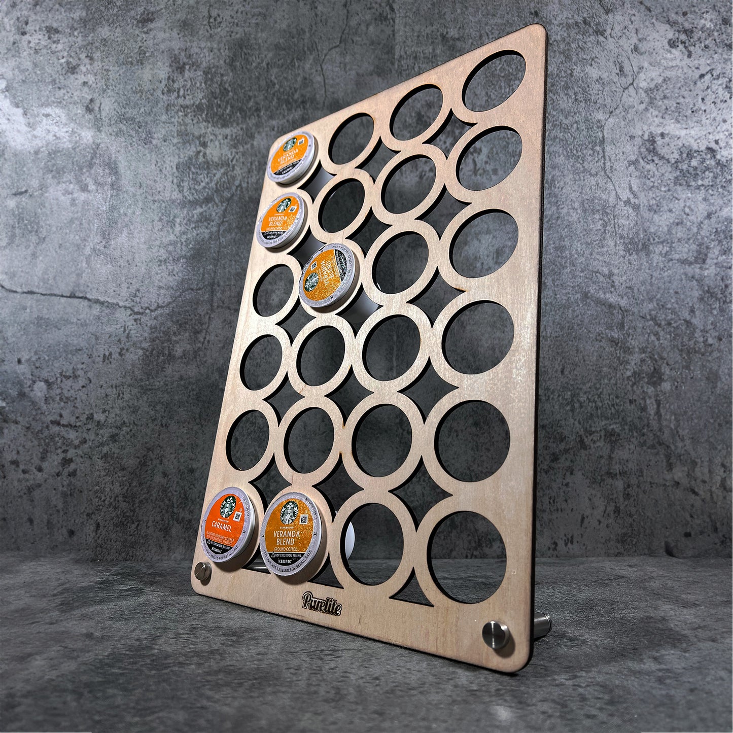 Kcup Compatible Pod Holder and Coffee Station Organizer
